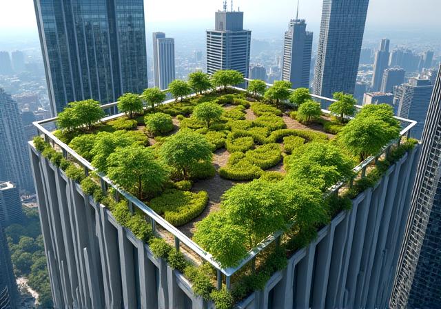 BGC Corporate Tower Green Roof