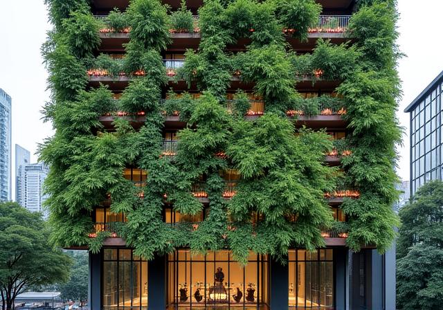 Makati Office Complex Vertical Gardens