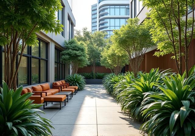 Mandaluyong Headquarters Courtyard
